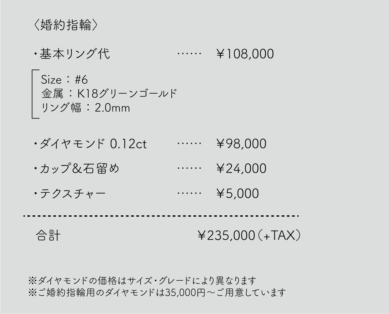 エンゲージリング④